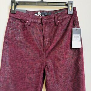 Guess burgundy corduroy jeggings size 26